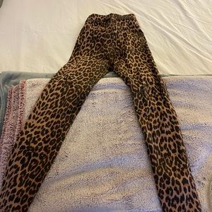 Zara cheetah print skinny jeans- never worn